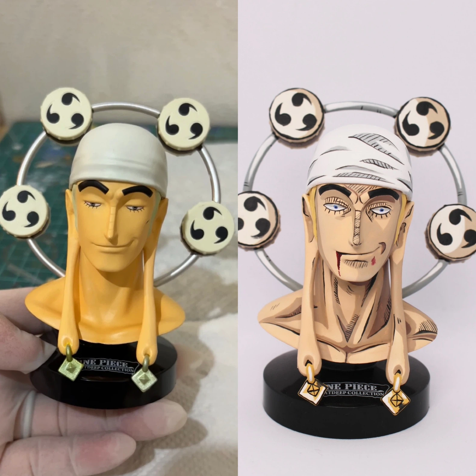 我は神なり]エネルのフィギュアをリペイントしてみた！！ - garitoshi 